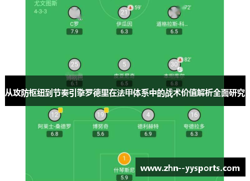 从攻防枢纽到节奏引擎罗德里在法甲体系中的战术价值解析全面研究 从攻防枢纽到节奏引擎罗德里在法甲体系中的战术价值解析全面研究